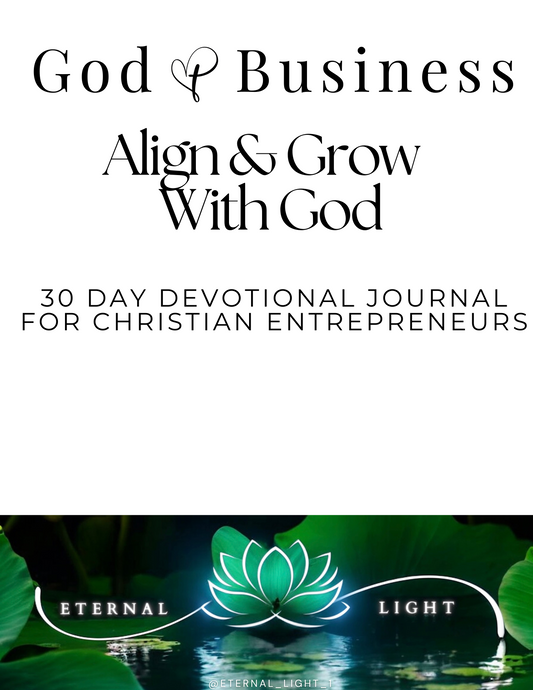 ✨🦋Align and Grow your Business with God - 30 day Devotional Journal Downloadable (E-book)🦋✨